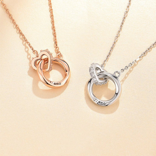 Hochwertige Damen - Halskette mit Love - Anhänger und Zubehör - eilstore.com
