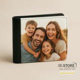 Personalisierte Foto Leder Karte Hold Brieftasche für Männer - eilstore.com