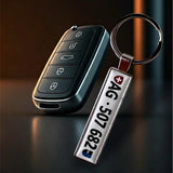 Personalisierter Kennzeichen - Schlüsselanhänger – Dein Nummernschild als Anhänger - eilstore.com