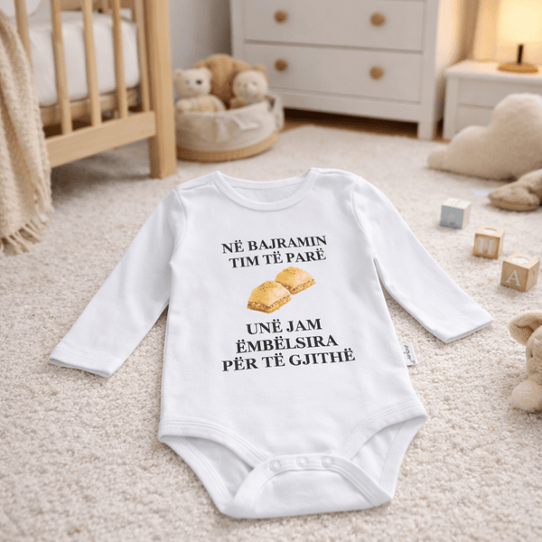 Baby Body „Mein erstes Bajram“ – Premium Baumwolle | Hochwertiger Druck - eilstore.com