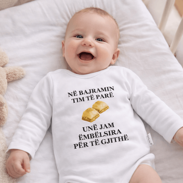 Baby Body „Mein erstes Bajram“ – Premium Baumwolle | Hochwertiger Druck - eilstore.com