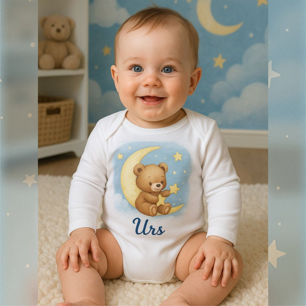 Baby Body personalisiert mit Name – Süsses Geschenk zur Geburt - eilstore.com