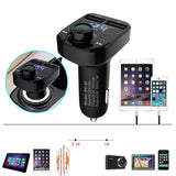 Car MP3 Audio Player Bluetooth Car Kit FM Transmitter Handsfree Calling 5V 4.1A Dual USB Car Charger Phone Charger - eilstore.com