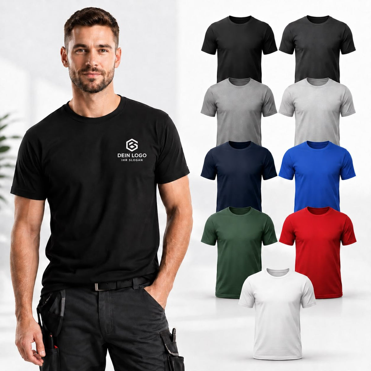 Firmen T-Shirt mit Logo bedrucken – Individuell & professionell - eilstore.com