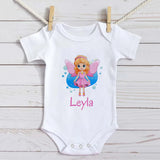 Girl Baby Body mit Name - eilstore.com