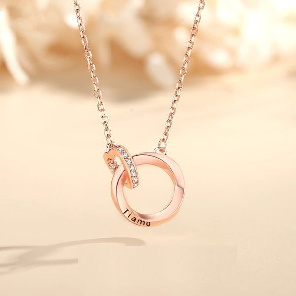 Hochwertige Damen - Halskette mit Love - Anhänger und Zubehör - eilstore.com