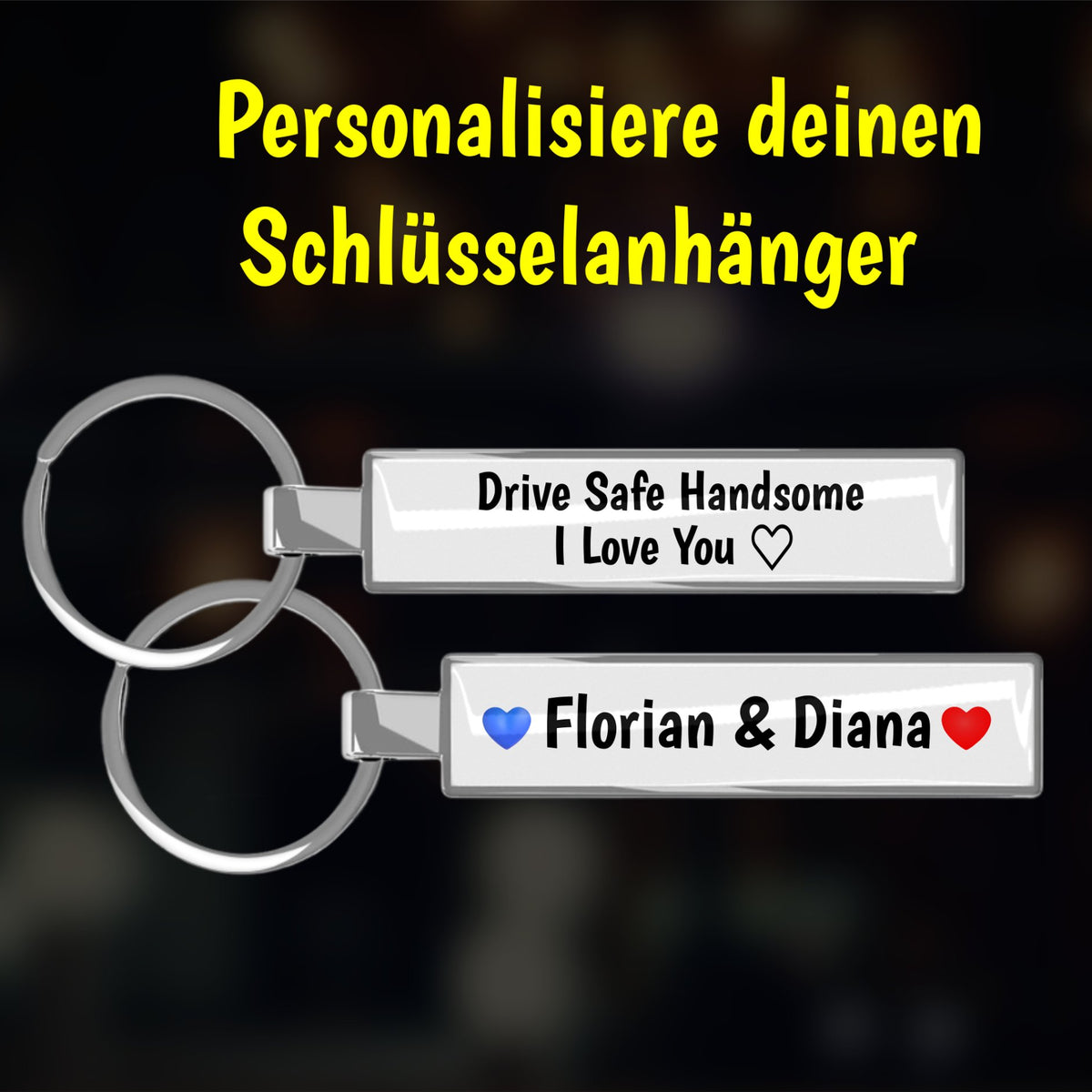 Personalisiere deinen Schlüsselanhänger - eilstore.com