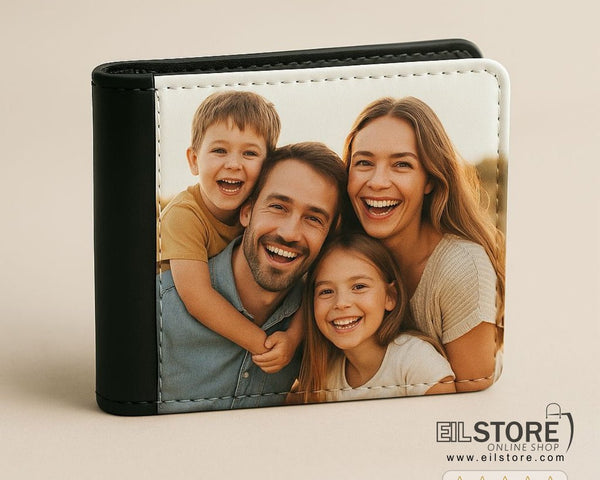 Personalisierte Foto Leder Karte Hold Brieftasche für Männer - eilstore.com