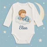 Personalisierter Babybody mit Namen – Niedliche Tier - & Kinder - Motive - eilstore.com