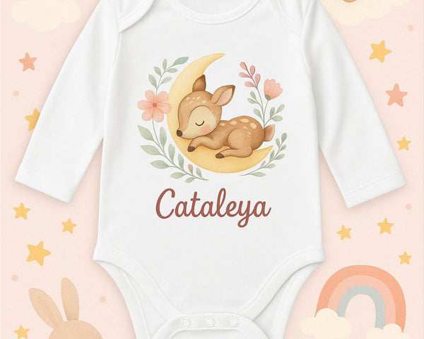 Personalisierter Babystrampler – Mit Name & süssem Motiv - eilstore.com